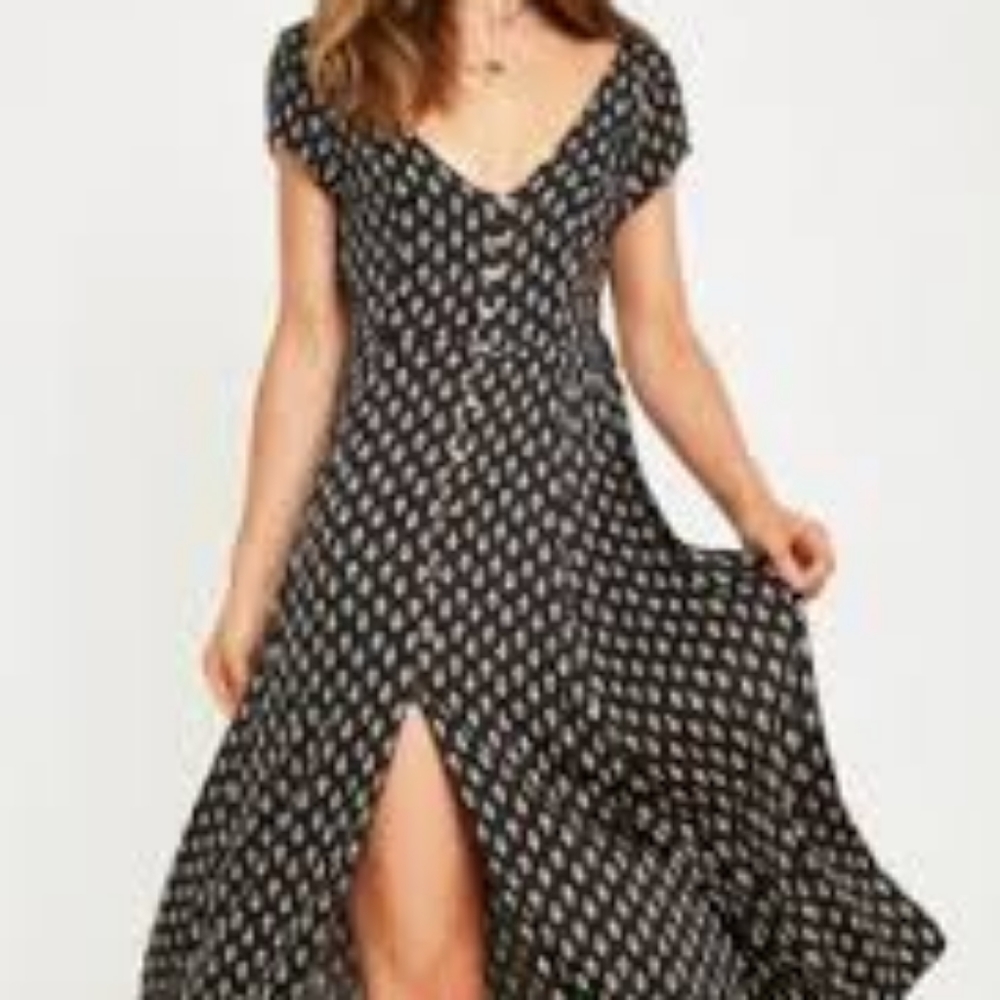 Urban Outfitters Malena Dress Black XS